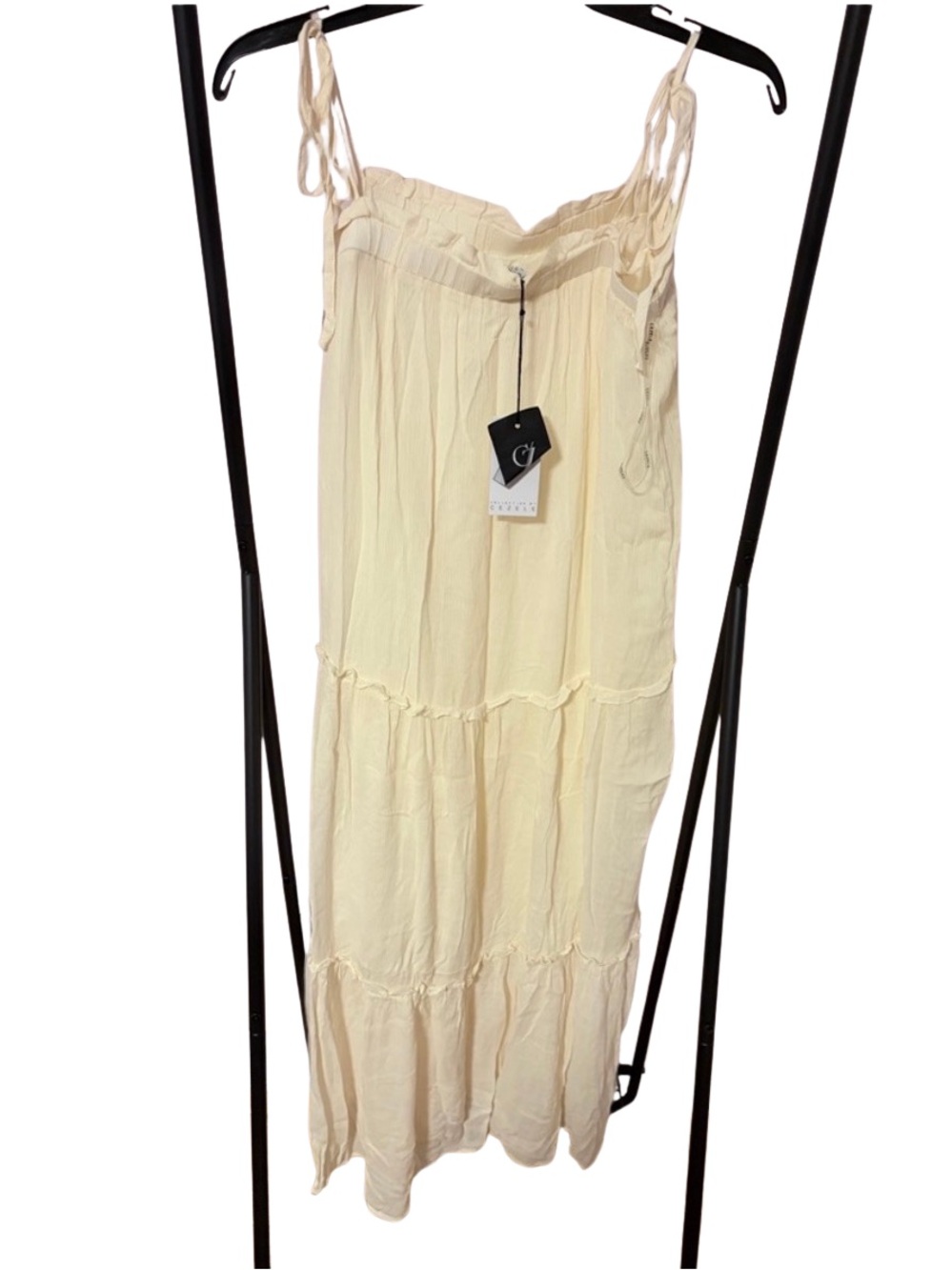 Large Butter Yellow Sundress NWT